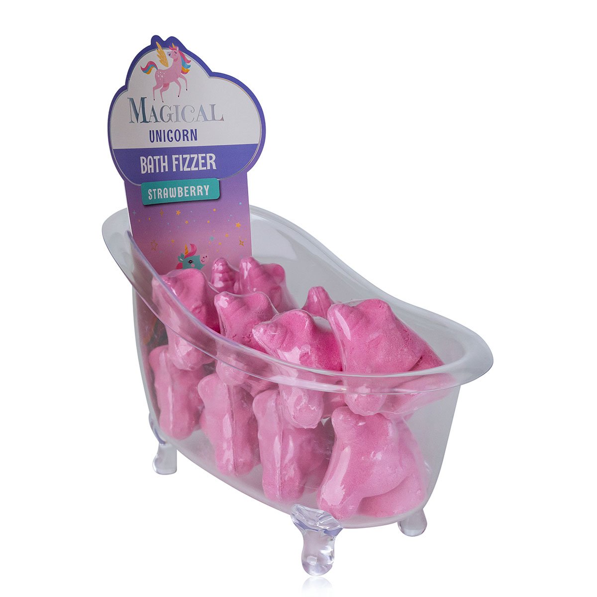 Badebombe unicornio mágico 60 g en einhornform