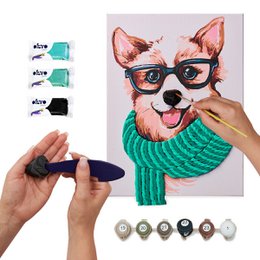Okto Sensory 3D Air Clay und Malen nach Zahlen – Fashion Corgi
