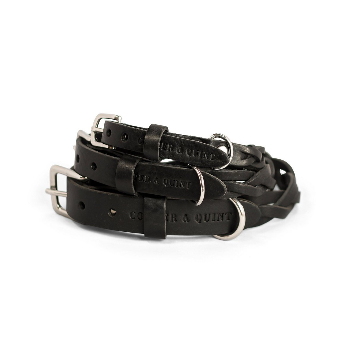 Twisted Halsband Zwart