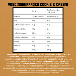 Protein Milk Cookie & Cream Choco Tasse