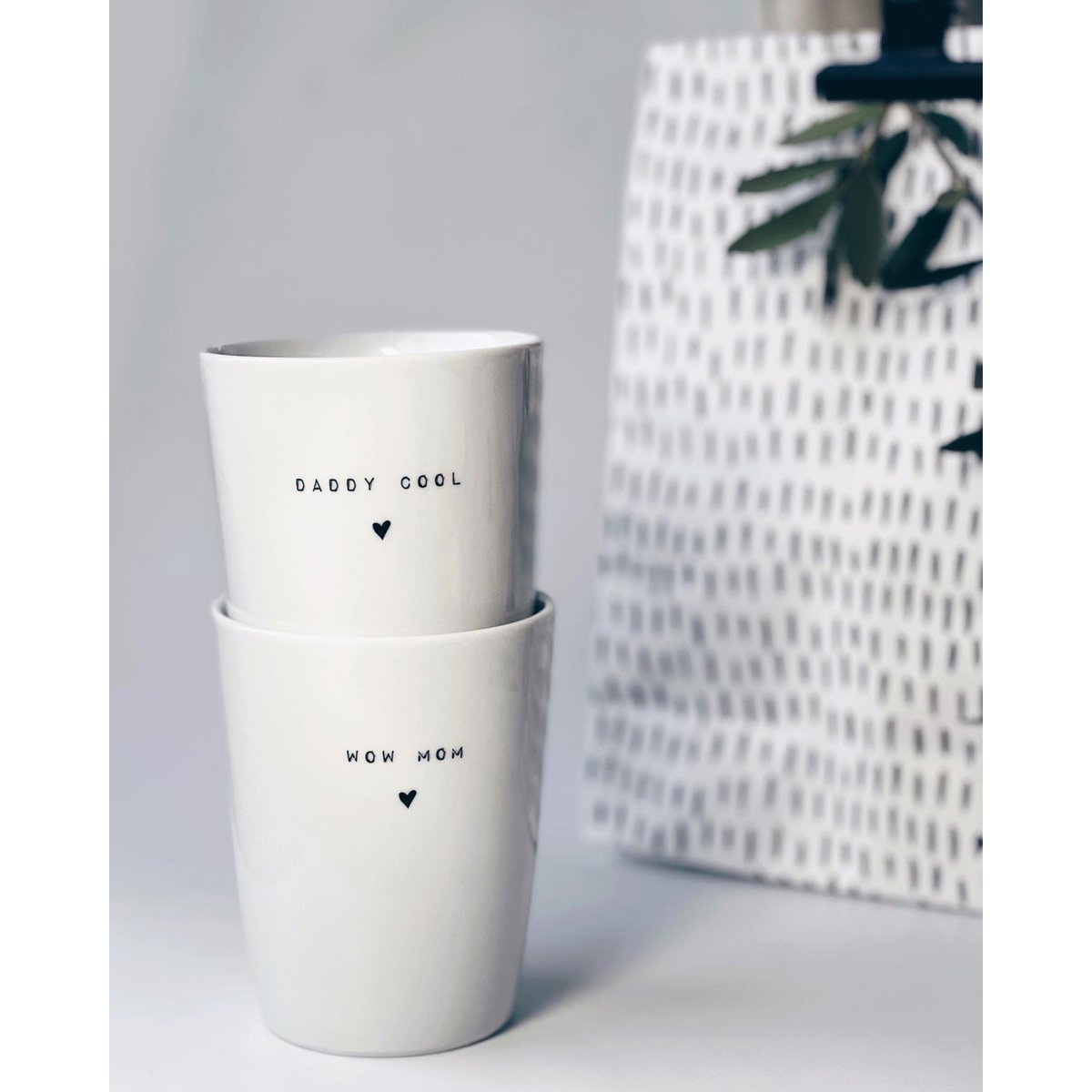 Becher Tasse Porzellan Vatertag ♡ Daddy Cool