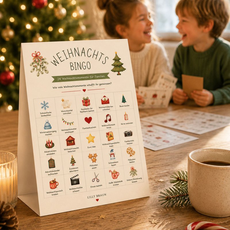 Bingo di Natale – 24 momenti di Natale per le famiglie
