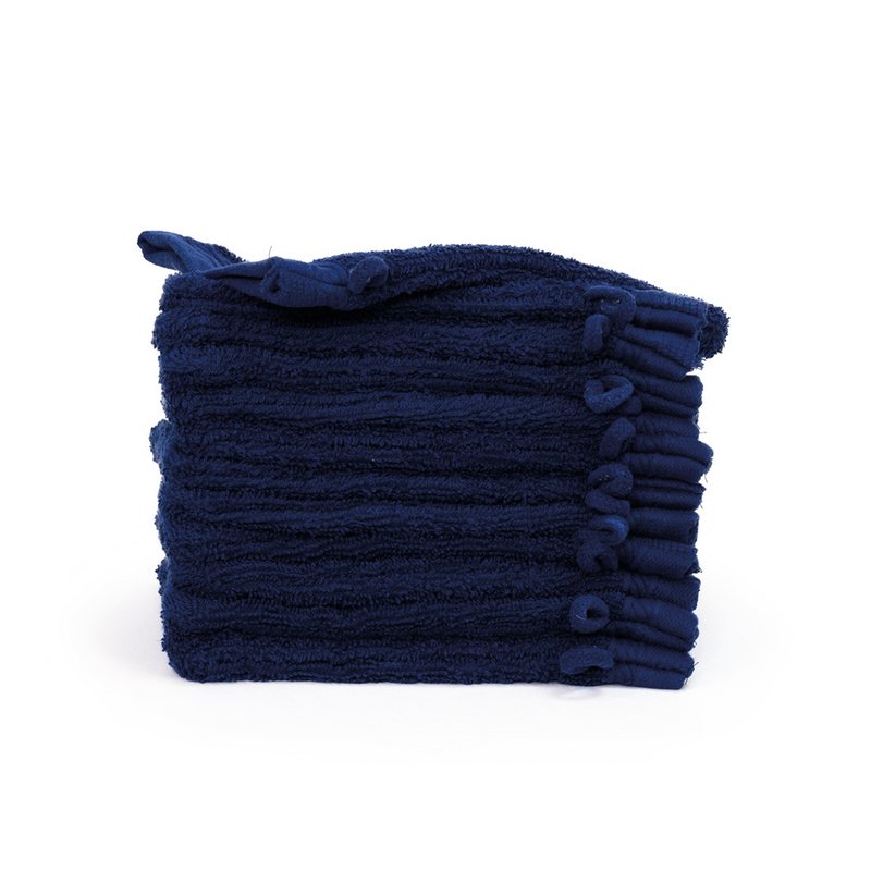 Organic 100% cotton Washcloth 16x21 cm, Navy Blue