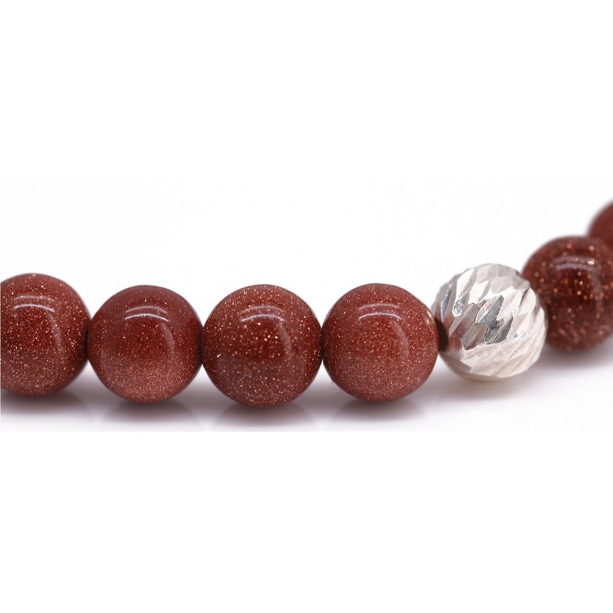 Minimal for her Red Peach Goldstone