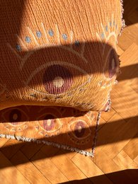 Muslin blanket - Vision - coral blue - 2.20 x 2.50 m