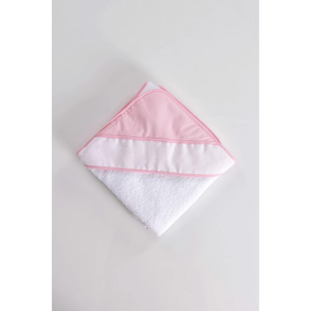 Asciugamano da bagno per bambini con pois da ricamare