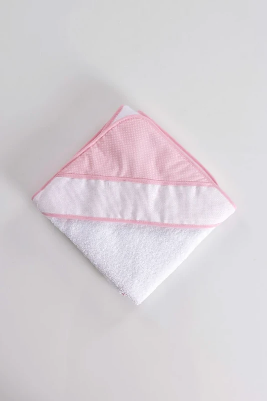 Asciugamano da bagno per bambini con pois da ricamare