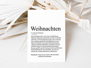 Postkarte "Weihnachten" Definition