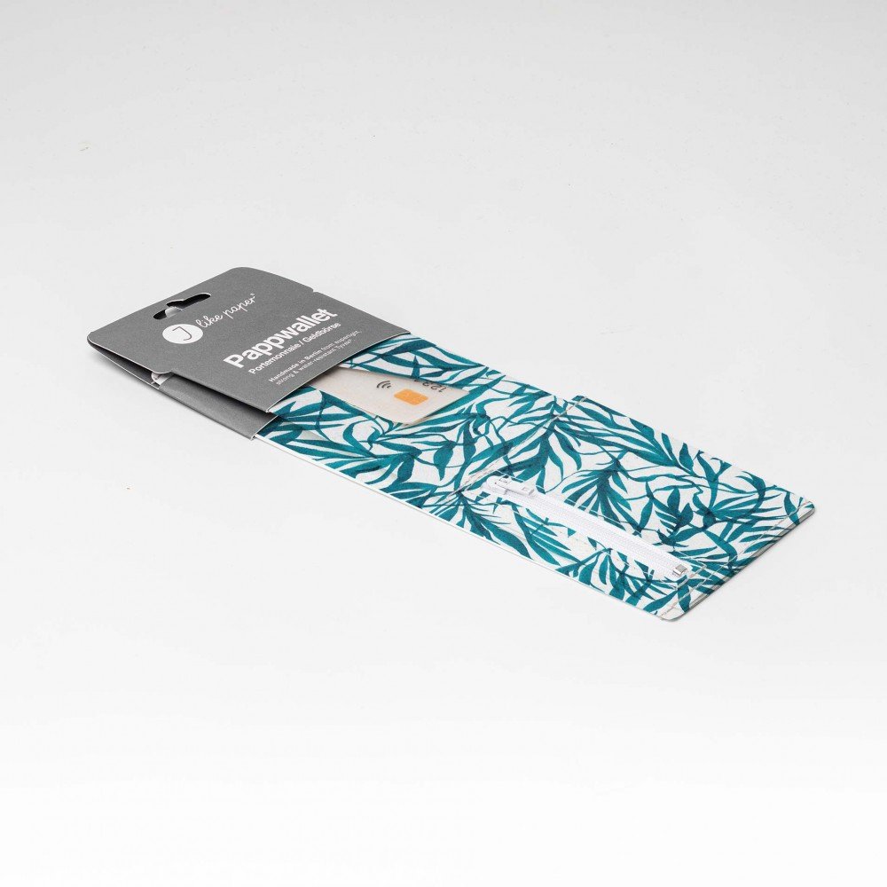 PALM LEAFS Tyvek® cardboard wallet / purse