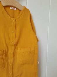 Unisex-Strampler aus Musselin / 100 % Bio-Doppelgaze-Baumwolle