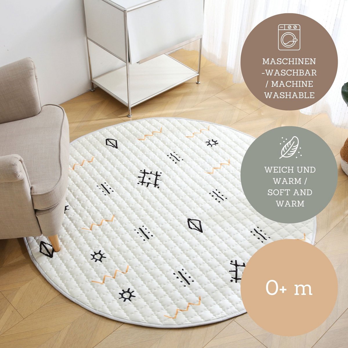 Hakuna mat gewatteerde speelmat - Acapulto Beach (1,5 m)