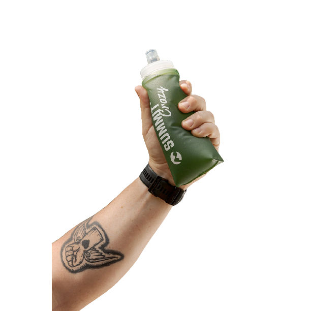 Wide Neck Soft Flask - Water bottle - Green