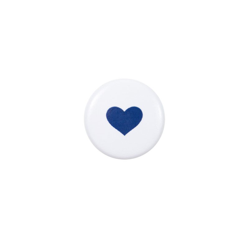 Magnet Heart (cuore blu su sfondo bianco)