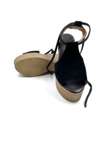 Zwarte platformschoenen voor dames, leren platformsandalen voor dames, platformsandalen met veters van echt leer, handgemaakte Griekse platforms