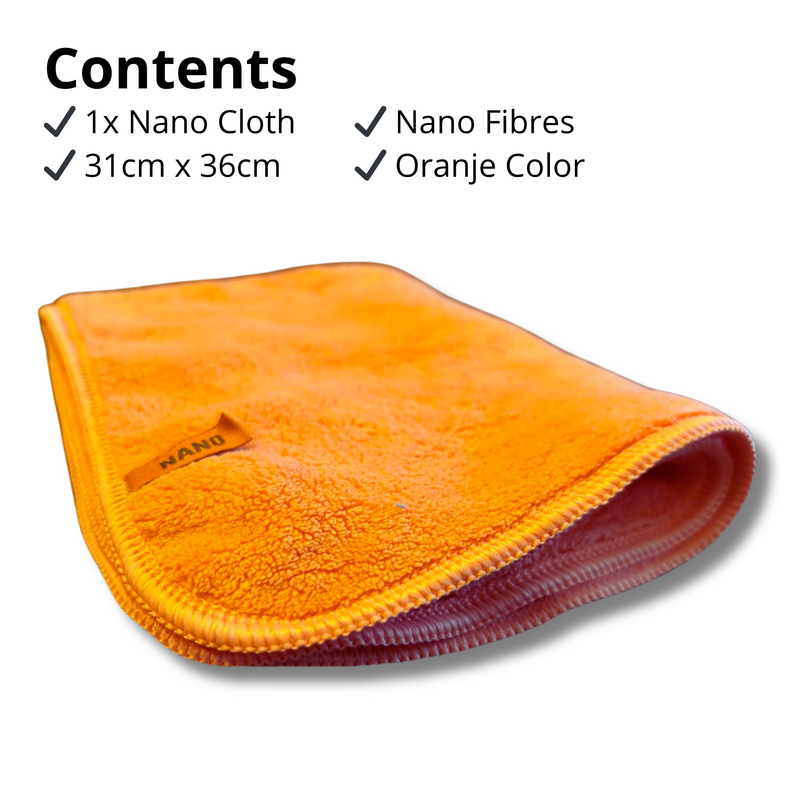 Schoonmaakdoek - Oranje, 1 stuk