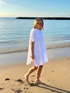 Poncho-Handtuch aus Bio-Baumwoll-Musselin für Erwachsene – Strand- und Badetuch für Erwachsene, Öko-Tex- und Gots-zertifizierter Baumwoll-Musselin-Poncho