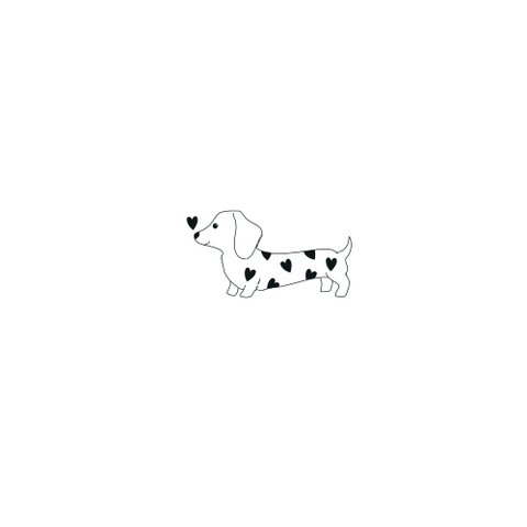 Temporary tattoo: The Dachshund