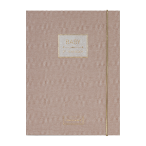 Pimpelmees baby's 1st year book Mono Luxe edition Warm Nude