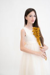 Vestido formal ANABELLA - Melocotón