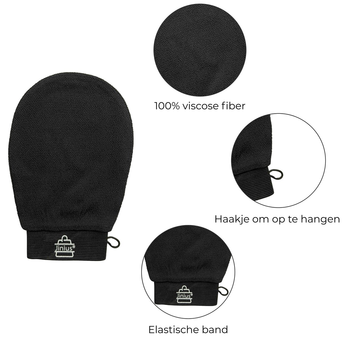 Scrub glove - Exfoliating - Removes dead skin cells