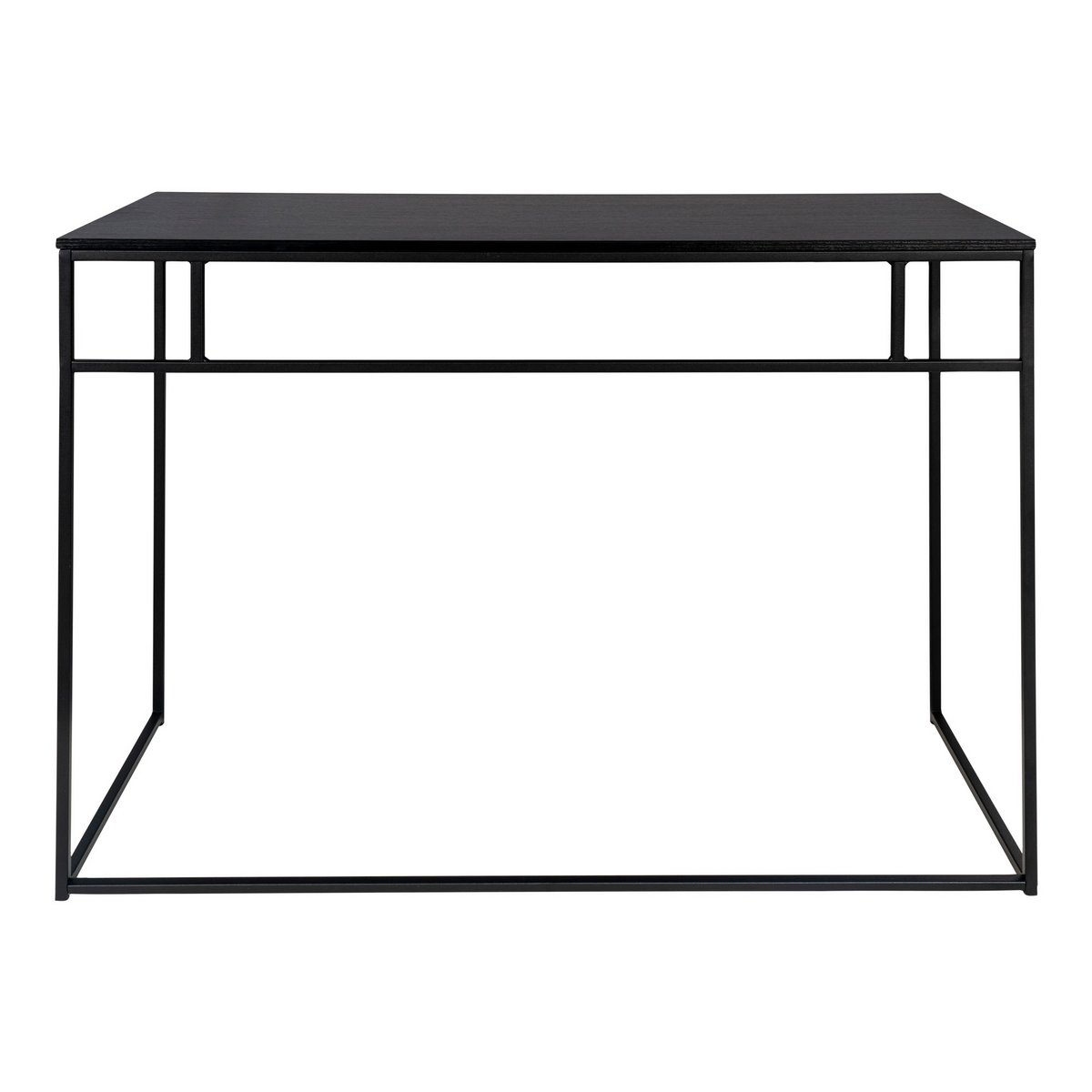 Vita Desk - black, steel, 100x45x75cm