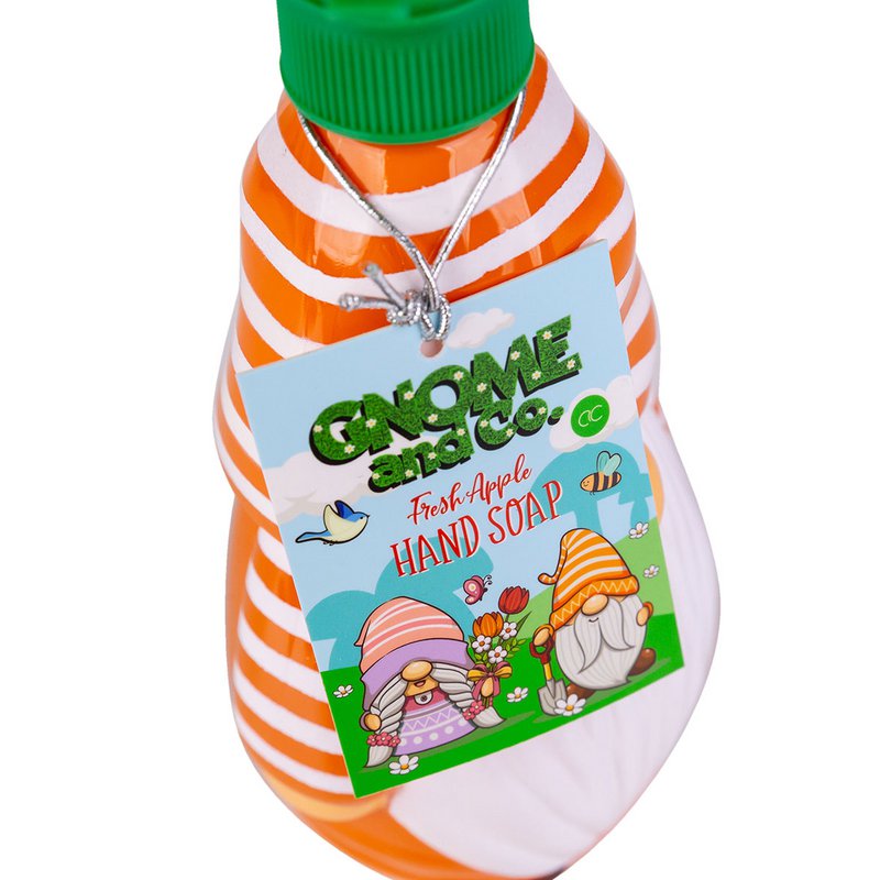 Soap dispenser with Hello Spring hand soap, fragrance: apple