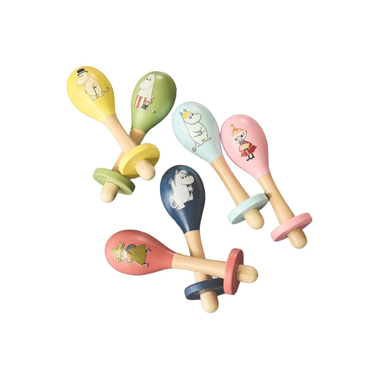 Mumin – Maracas-Display – 12 Einheiten