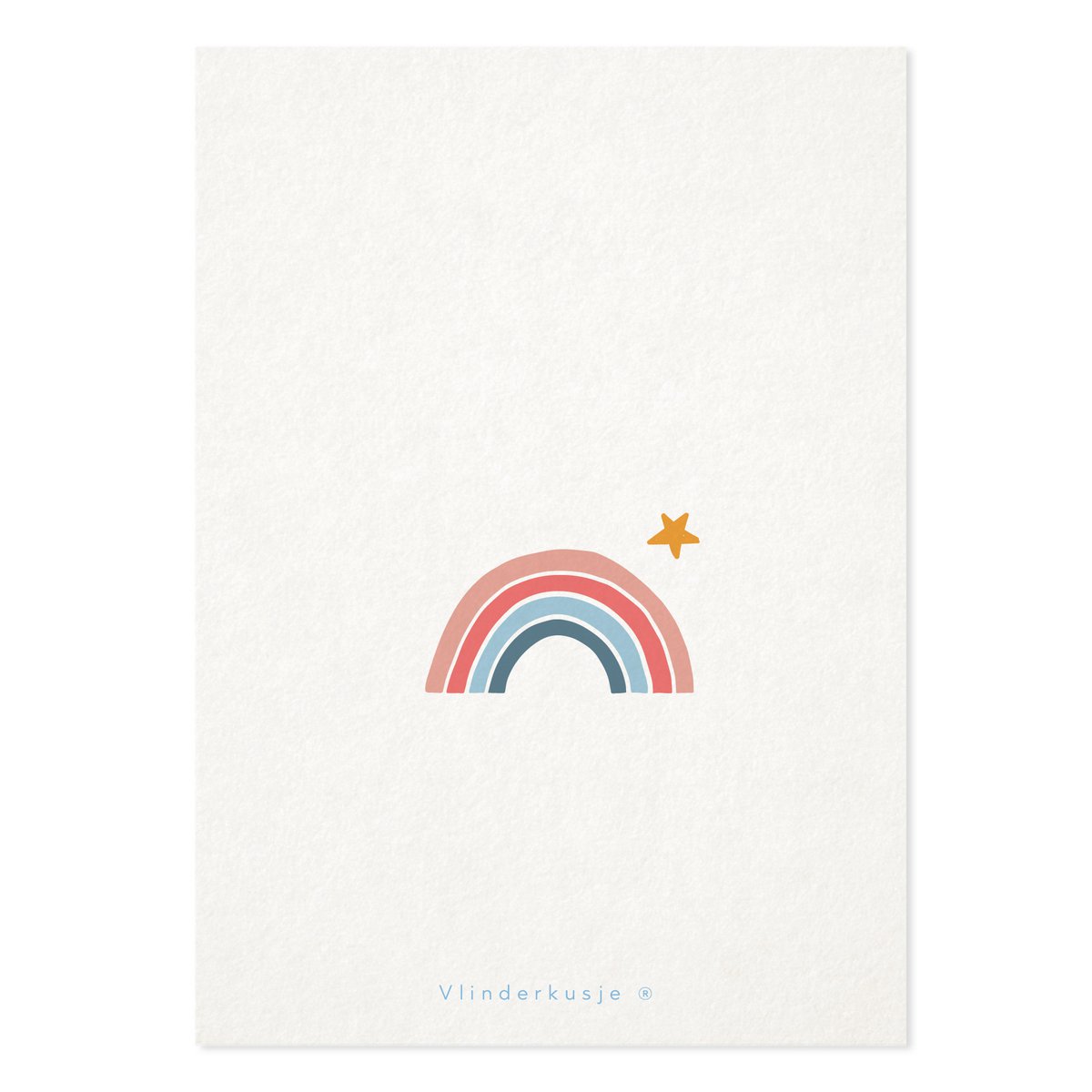 'Rainbow' / Cartolina di comfort e amore