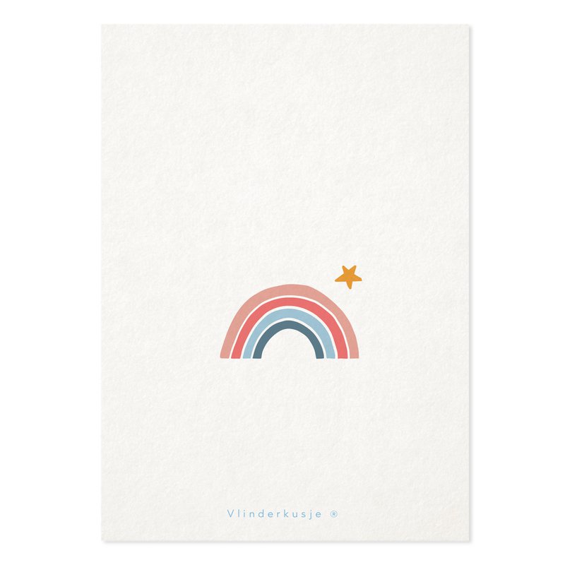 'Rainbow' / Postkort komfort og kærlighed