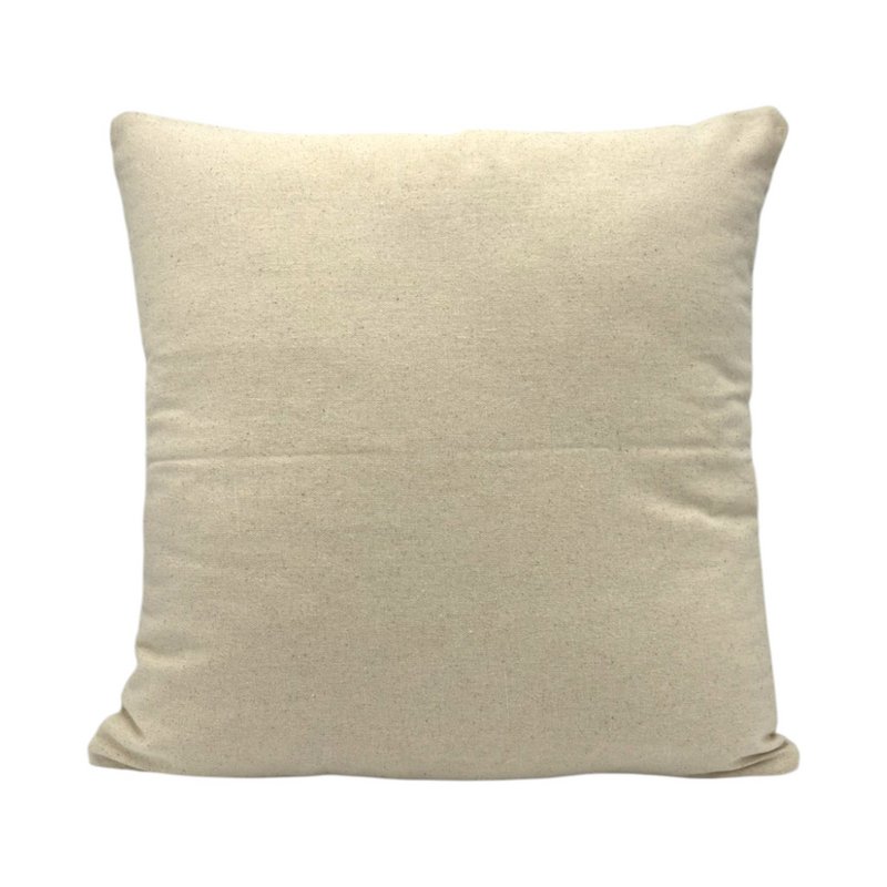 Poduszka dekoracyjna z haftem uderzeniowym - kwiat - kwiat mak - 43 x 43 cm