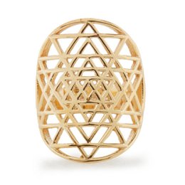 Anello Sri Yantra in Argento 925 o Oro Giallo