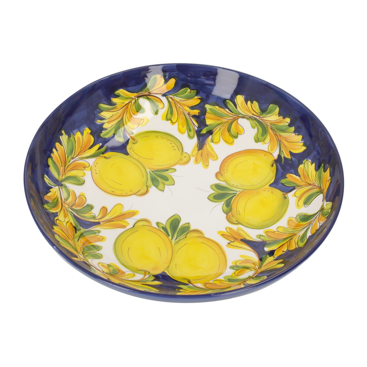 Bassano ceramic salad bowl with lemons