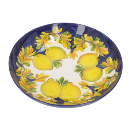 Bassano ceramic salad bowl with lemons