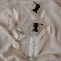 Corps de distributeur de savon transparent 500ml (PU = 6 pièces)