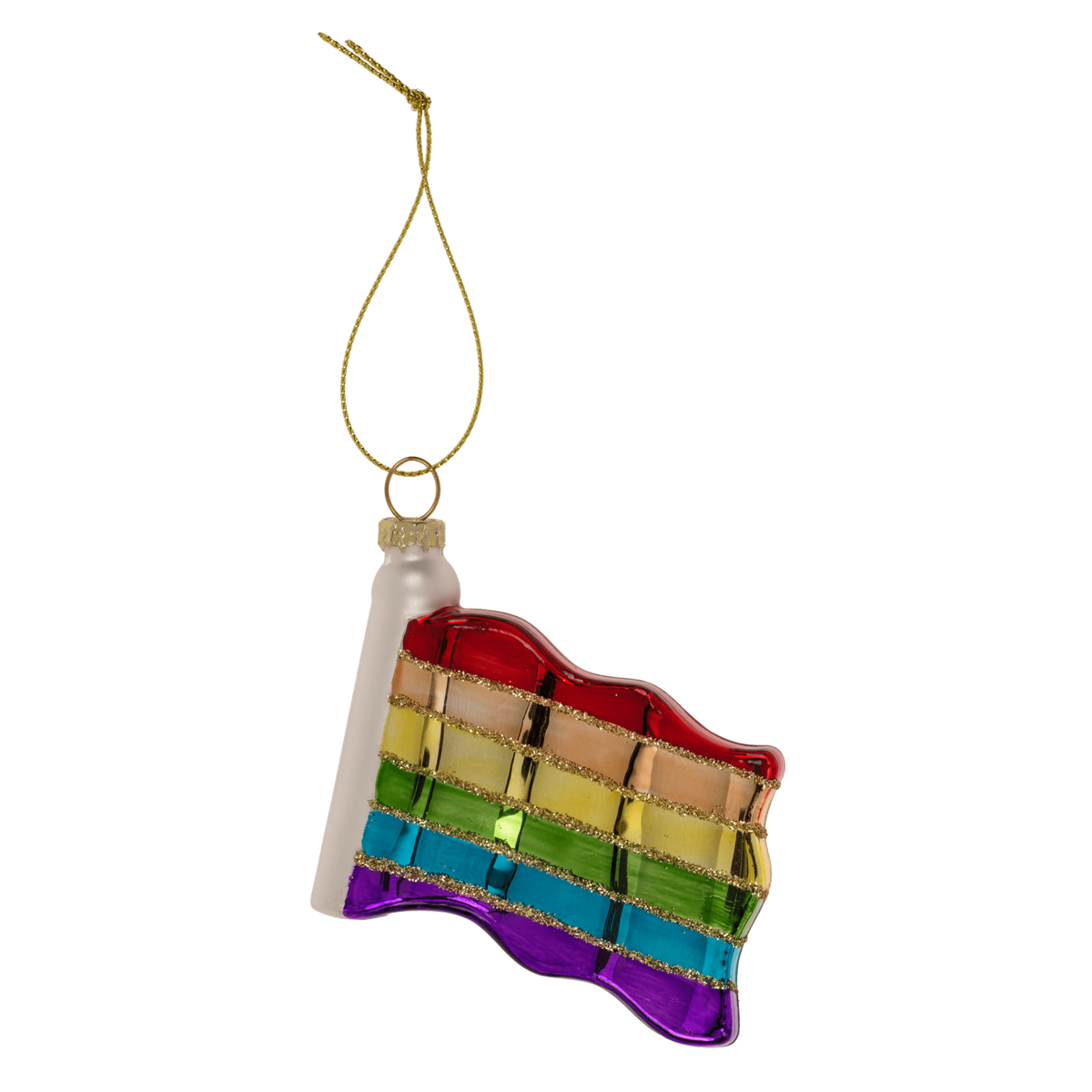 Glasanhänger für den Weihnachtsbaum, Pride,