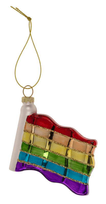 Glasanhänger für den Weihnachtsbaum, Pride,