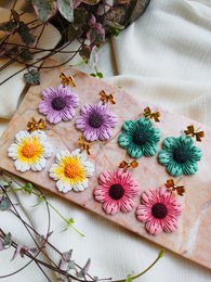 Boucles d'oreilles fleurs