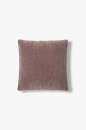 Luxuriöser dekorativer Kissenbezug aus Mohair Amy Aubergine 50x50 cm