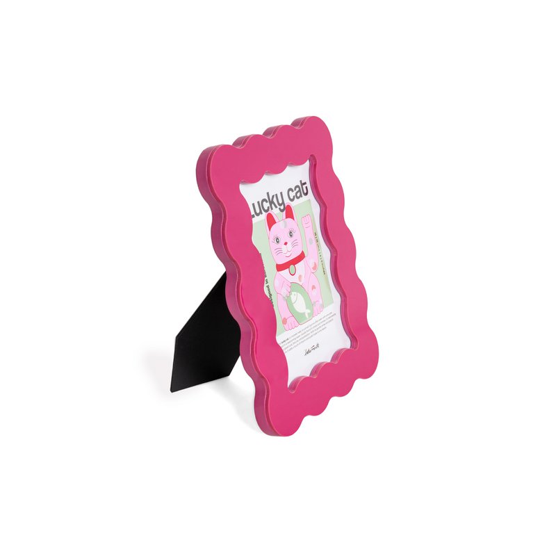MAGENTA ACRYL BLOEMBLAADJE FOTOLIJST (L) HF