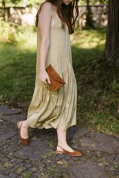 Ballerinas aus Wildleder - Oriana - Zigarrenbraun 35-42