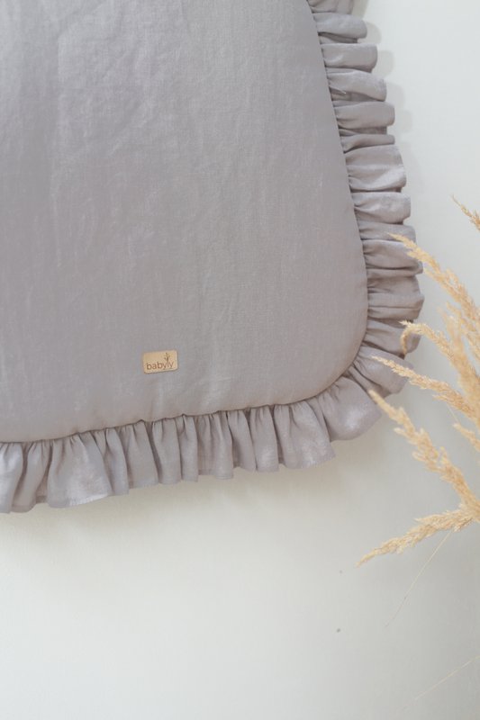 Babyschlafsack aus Leinen mit Rüschen, Babyschlafsack mit Rüschen Sommer 1 TOG, 1,5 TOG, 2,5 TOG