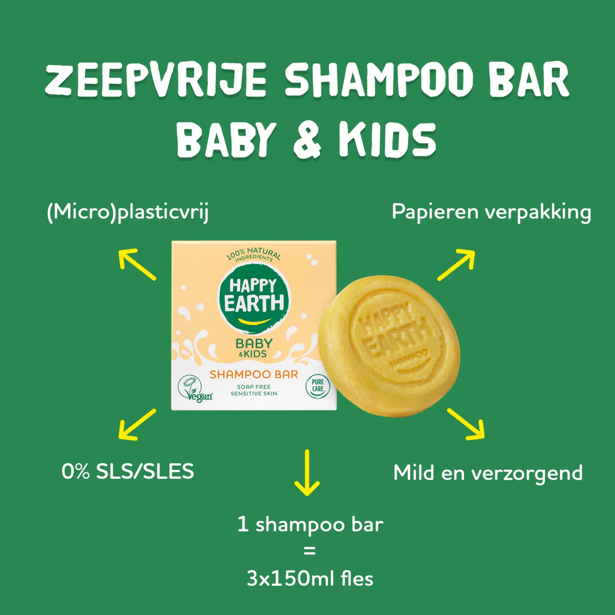 Zeepvrije Shampoo Bar Baby & Kids