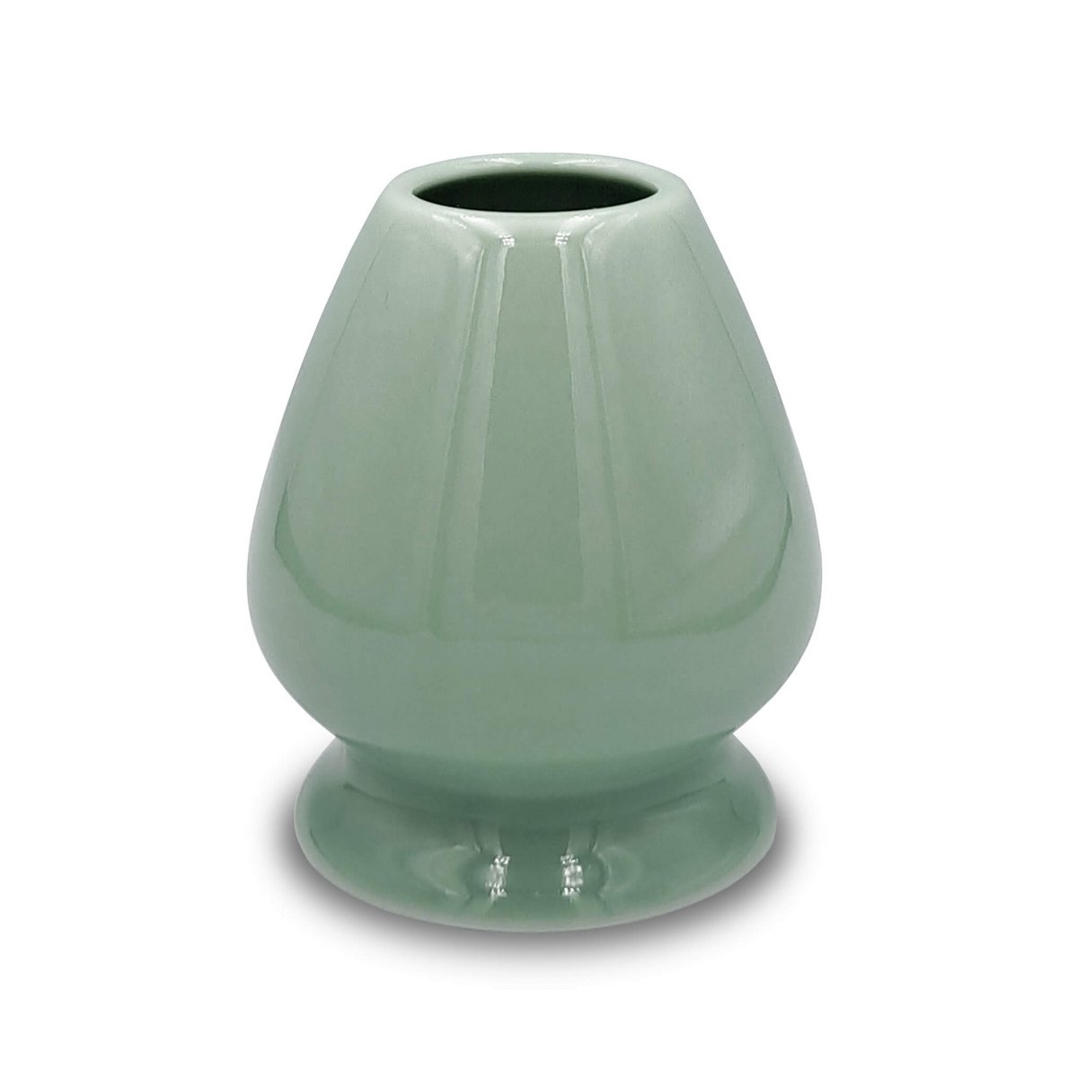 Matcha Besen Halter Kusenaoshi Grün aus Keramik