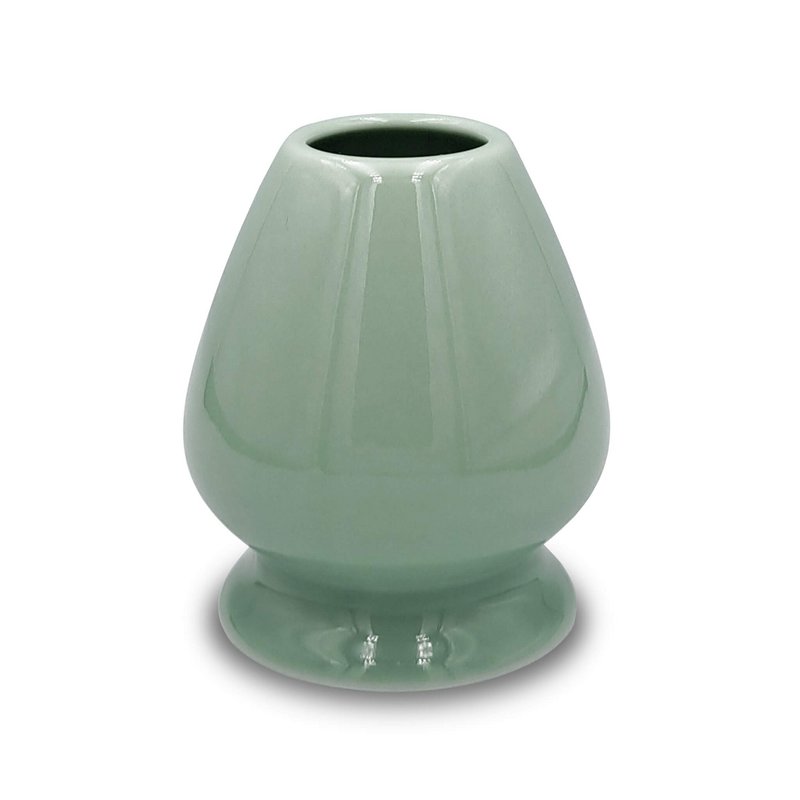 Matcha Besen Kusenaoshi Green de la cerámica