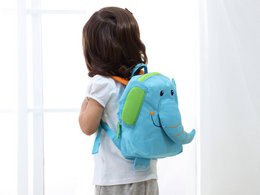Sac à dos mini éléphant bleu, Sacs