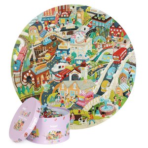 Boppi - city life - round puzzle - 150 pieces