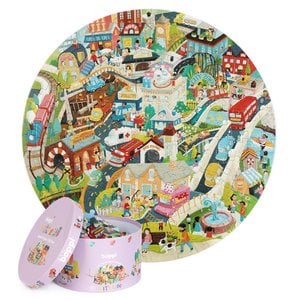 Boppi - city life - round puzzle - 150 pieces