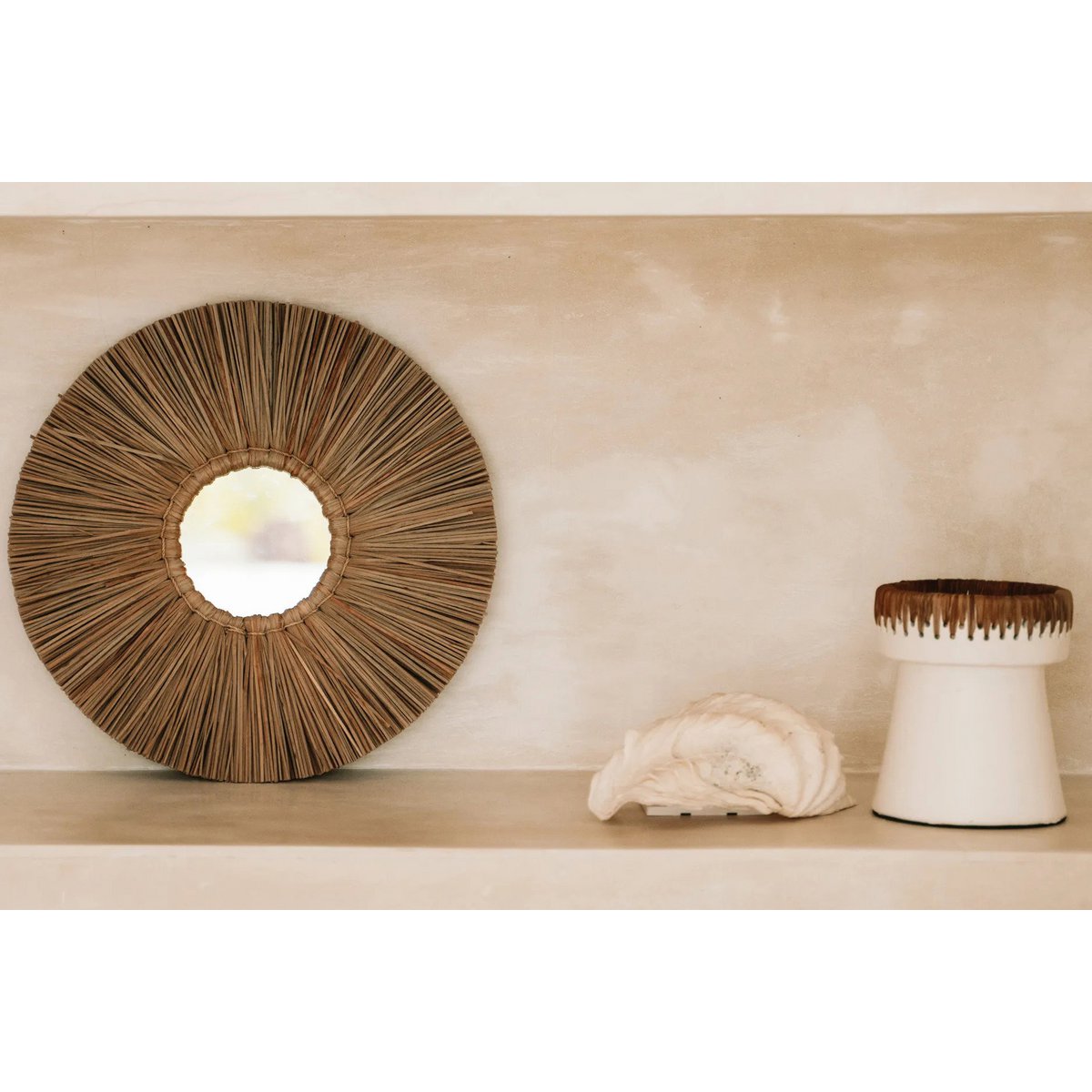 The Pretty Candle Holder - White Natural - M