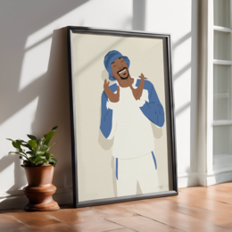 Poster "Snoop Dogg" - A4 & 30x40cm - Art print