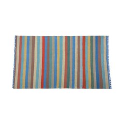 Modern blauwachtig Kelim-tapijt